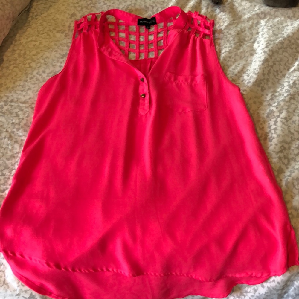 Hot pink tank top